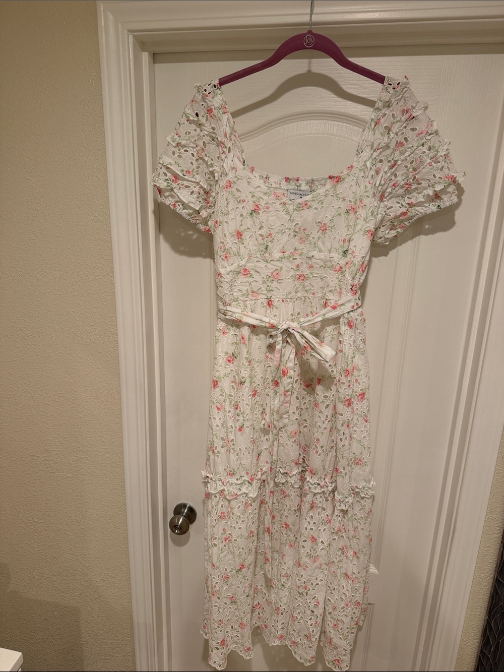LoveShackFancy for Target Dress Clementine Ruffle Midi Eyelet
Dress Sz 12 - Picture 11 of 15
